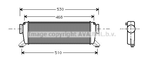 AVA QUALITY COOLING Интеркулер MS4261